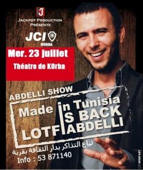 "Made in Tunisia is Back" de Lotfi Abdelli Ã  Korba