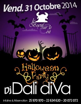SoirÃ©e â€¢  Halloween Party avec Dj Dali Diva ce 31 octobre 2014 au Boeuf sur le toit