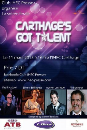 Ticket 100+ SoirÃ©e Finale : Carthage's Got Talent
