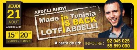 "Made in Tunisia is Back" de Lotfi Abdelli
