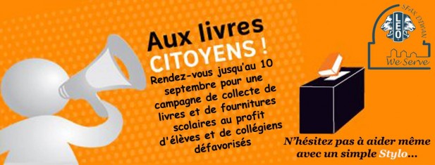 Collecte De Livres Et D'affaires Scolaire