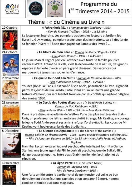 Du CinÃ©ma au Livre