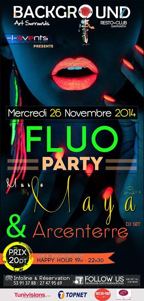 100+ FLUO PARTY by INSAT EVENTS 100+ FLUO PARTY by INSAT EVENTS