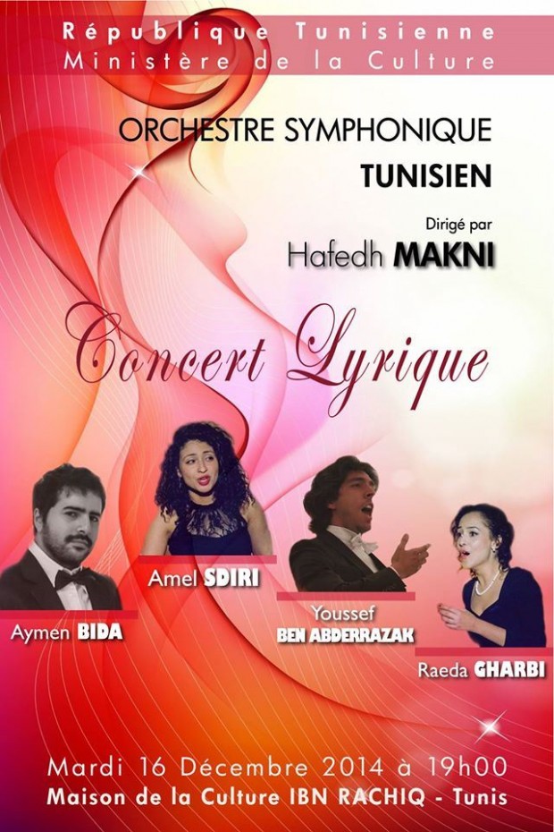 Concert de chant lyrique par lâ€™Orchestre Symphonique Tunisien