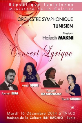 Concert de chant lyrique par lâ€™Orchestre Symphonique Tunisien