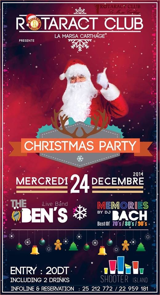 100+ Christmas Party_par le Rotaract Club La Marsa Carthage