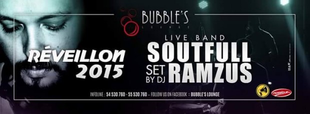 SoirÃ©e â€¢  SoirÃ©e rÃ©veillon 2015 Ã  Bubble's Lounge Gammarth