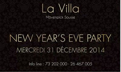 SoirÃ©e RÃ©veillon 2015 - La Villa MÃ¶venpick Sousse
