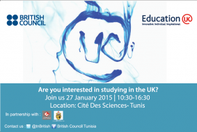 British Council Tunisia: Maghreb Education UK Tour 2015