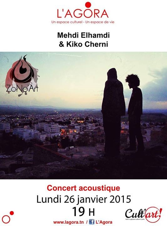 Concert Acoustique de Mehdi Elhamdi & Kiko Cherni Concert Acoustique de Mehdi Elhamdi & Kiko Cherni