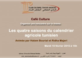 CafÃ© Culture: Les quatre saisons du calendrier agricole tunisien