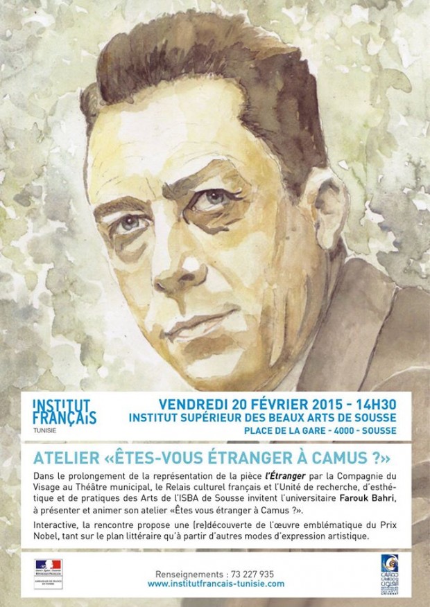 Atelier "Êtes-vous étranger à Camus?" Atelier "Êtes-vous étranger à Camus?"