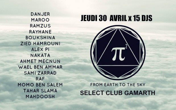 SoirÃ©e âˆÂ²: 30 Avril x 15 DJ's