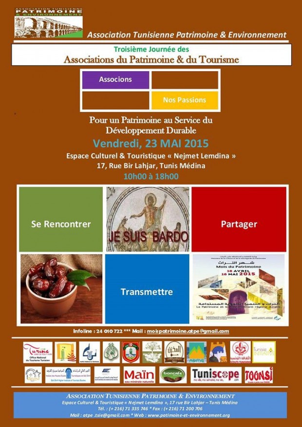 Journée des Associations du Patrimoine & du Tourisme 2015 Journée des Associations du Patrimoine & du Tourisme 2015