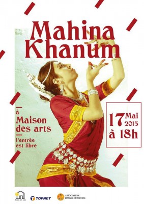 Spectacle de danse indienne de Mahina Khanum