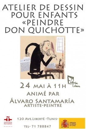 Atelier de dessin pour Enfants "Peindre Don Quichotte"