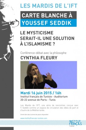 "Les Mardis de l'IFT": Rencontre avec Cynthia Fleury