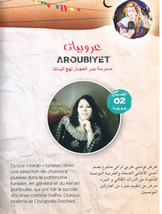 Spectacle musical "Aroubiyet Alfann Alkafi"